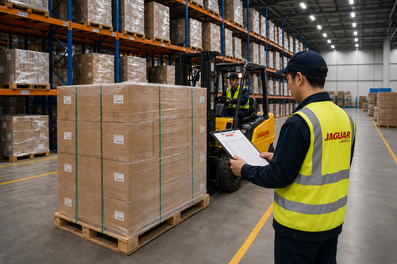 Jaguar warehouse inventory operation